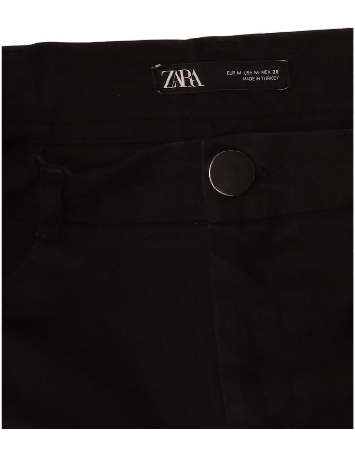 Pantaloni casual svasati da donna Zara medi W28 L32 neri