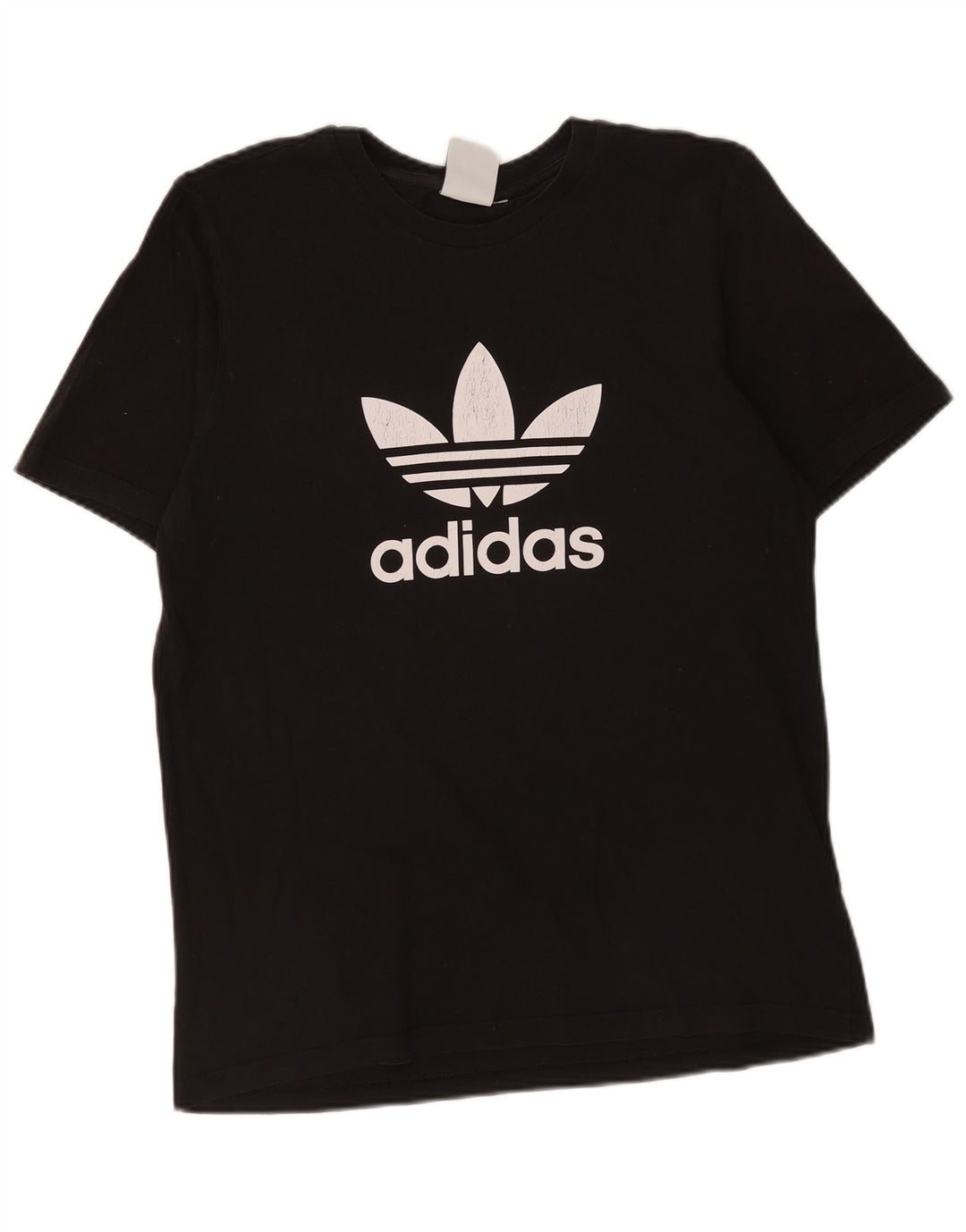 T-shirt grafica da uomo Adidas Top media nera