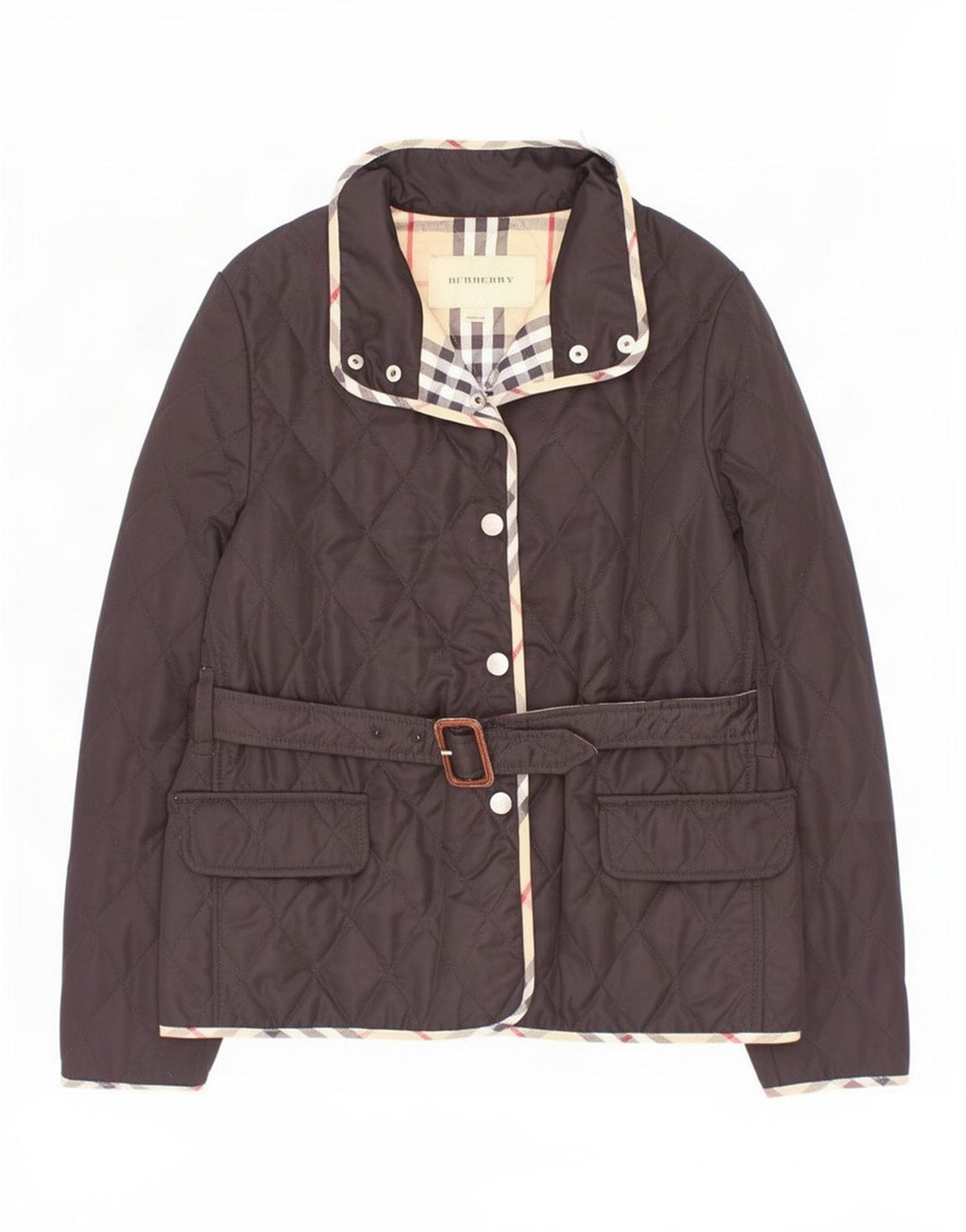 Giacca trapuntata per bambina Burberry 11-12 anni in poliestere nero