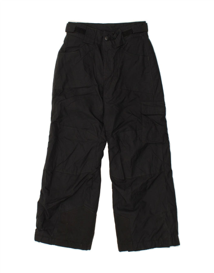COLUMBIA Boys Ski Trousers 7-8 Years  Black Nylon Vintage Columbia and Second-Hand Columbia from Messina Hembry 