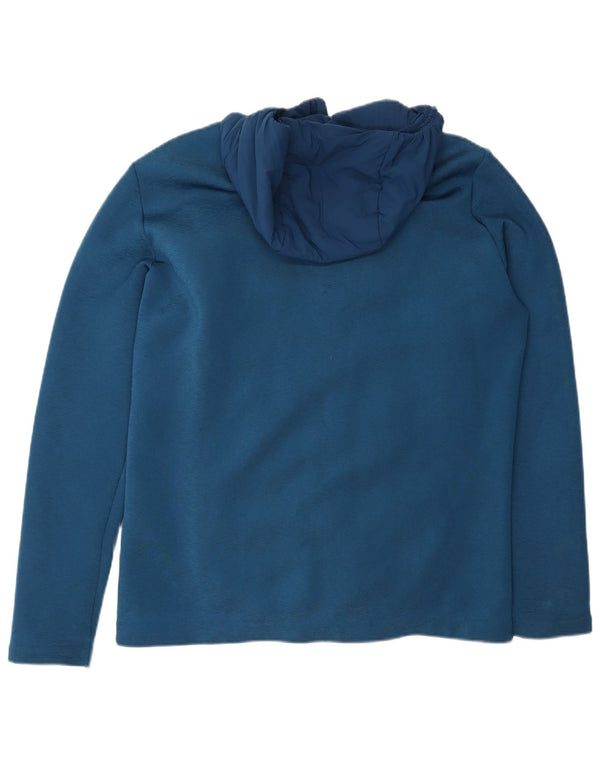 Giacca a vento con cappuccio da uomo Jack Wolfskin UK 36/38 piccola poliestere blu