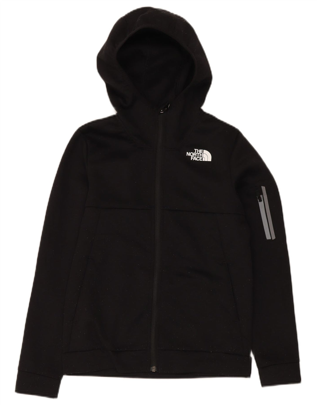 Felpa con cappuccio e zip per ragazzi THE NORTH FACE 14-15 anni XL poliestere nero