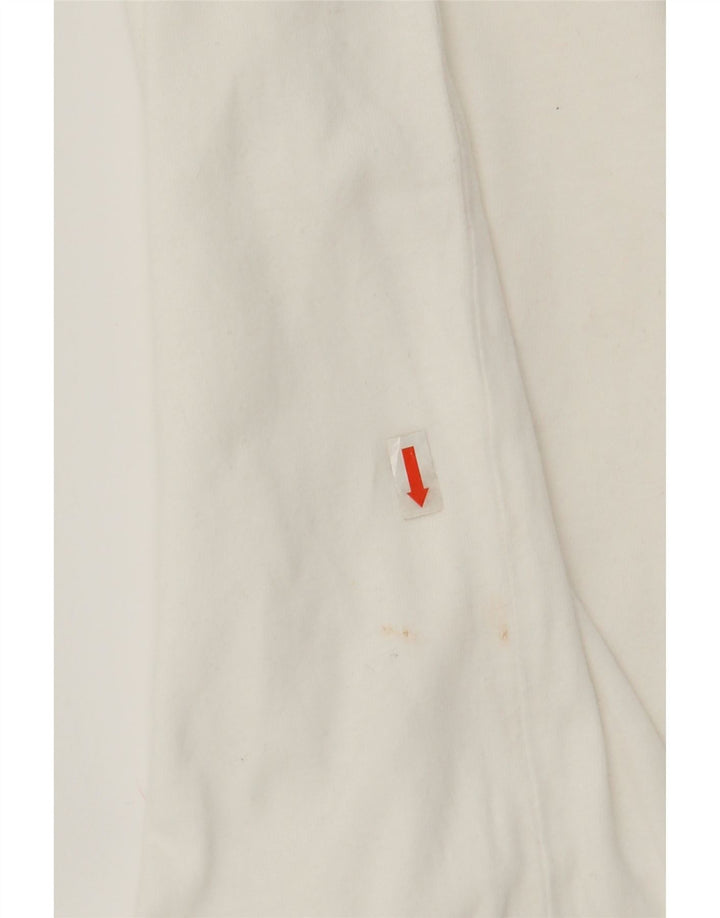 SUPERDRY Boys Polo Shirt 15-16 Years Large White Cotton Vintage Superdry and Second-Hand Superdry from Messina Hembry 