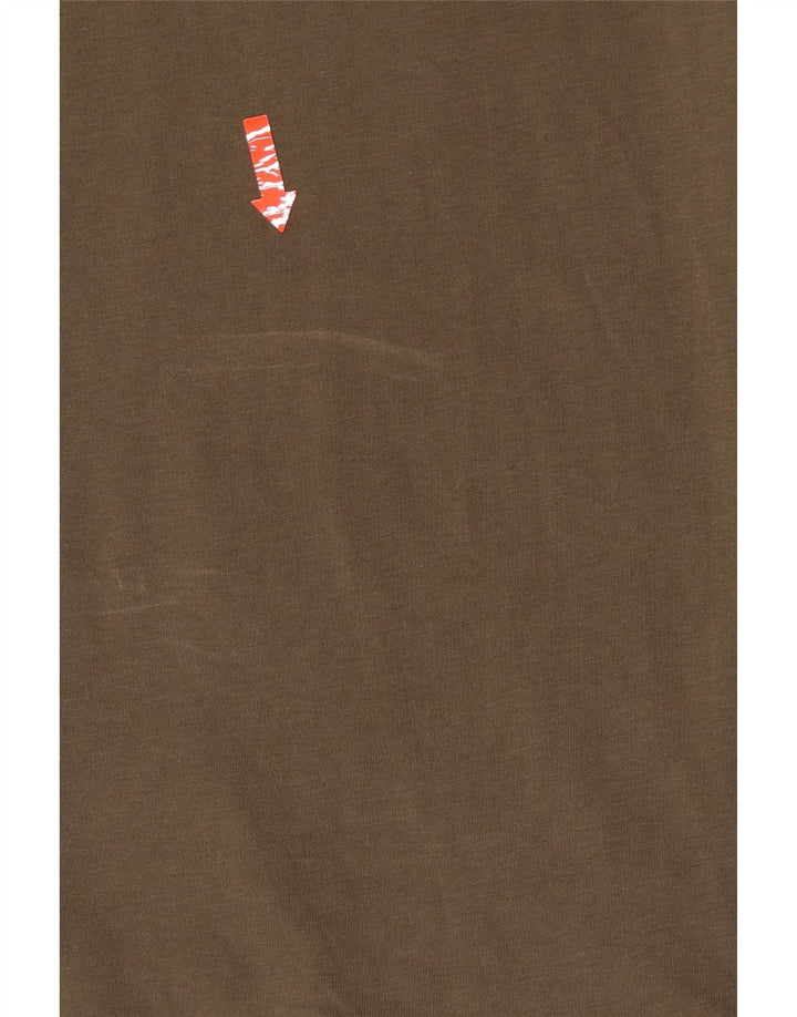 T-shirt da uomo vestibilità regolare All Saints Top in cotone verde medio