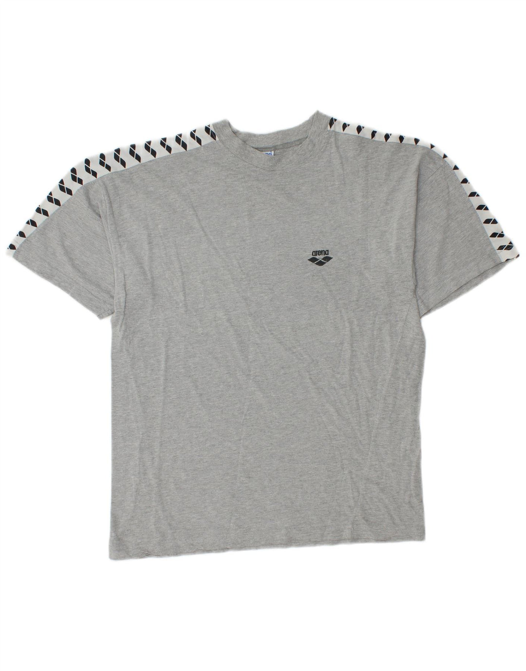 ARENA T-shirt grafica da uomo Top grigio medio color block