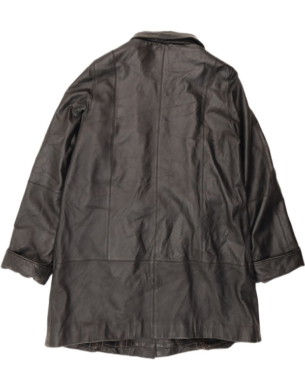 Cappotto in Pelle Donna Zarro IT 50 XL Pelle Nera