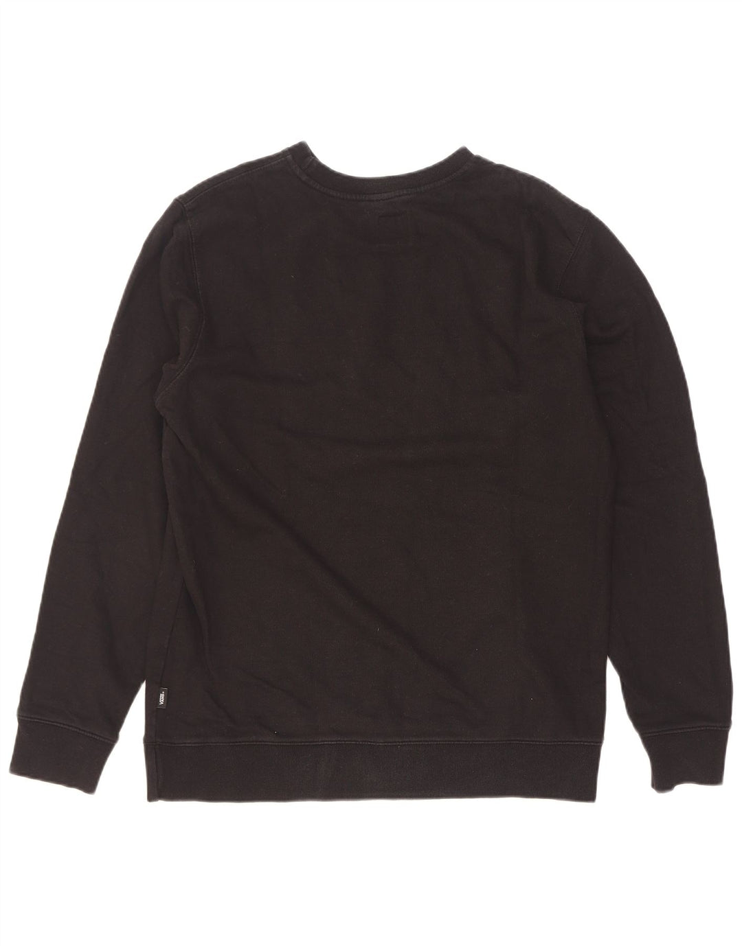 Felpa grafica da uomo Vans, maglione, cotone nero medio
