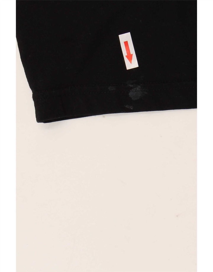 T-shirt grafica da uomo Diesel Top in cotone nero medio