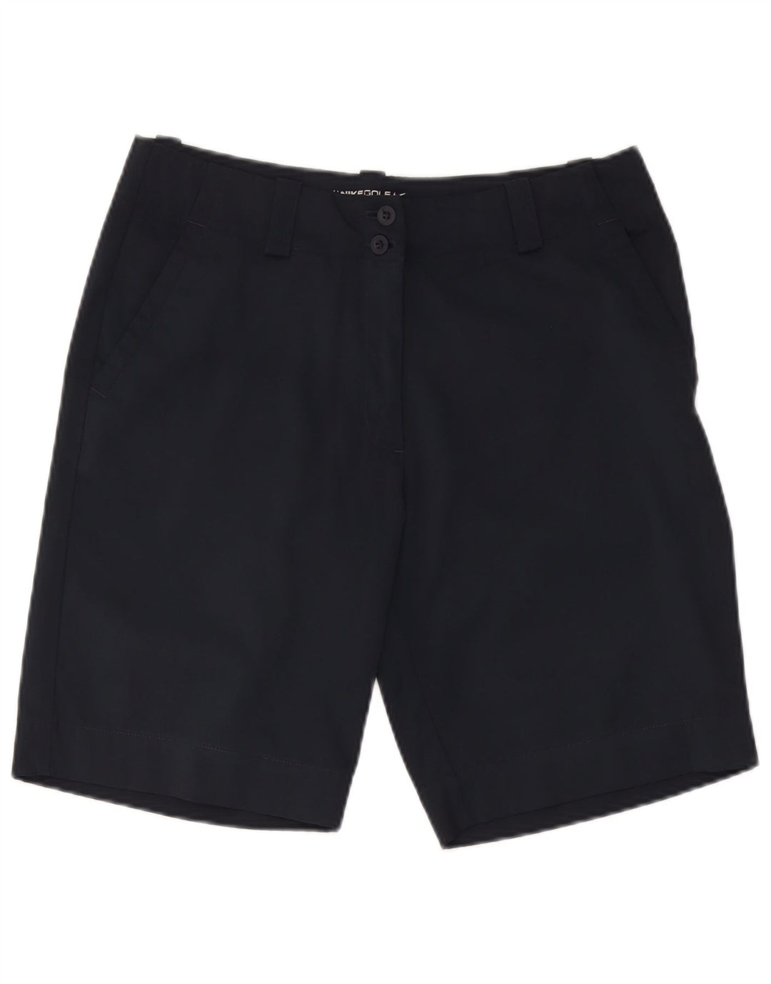 Pantaloncini chino da golf da donna Nike UK 14 medi W34 poliestere blu navy