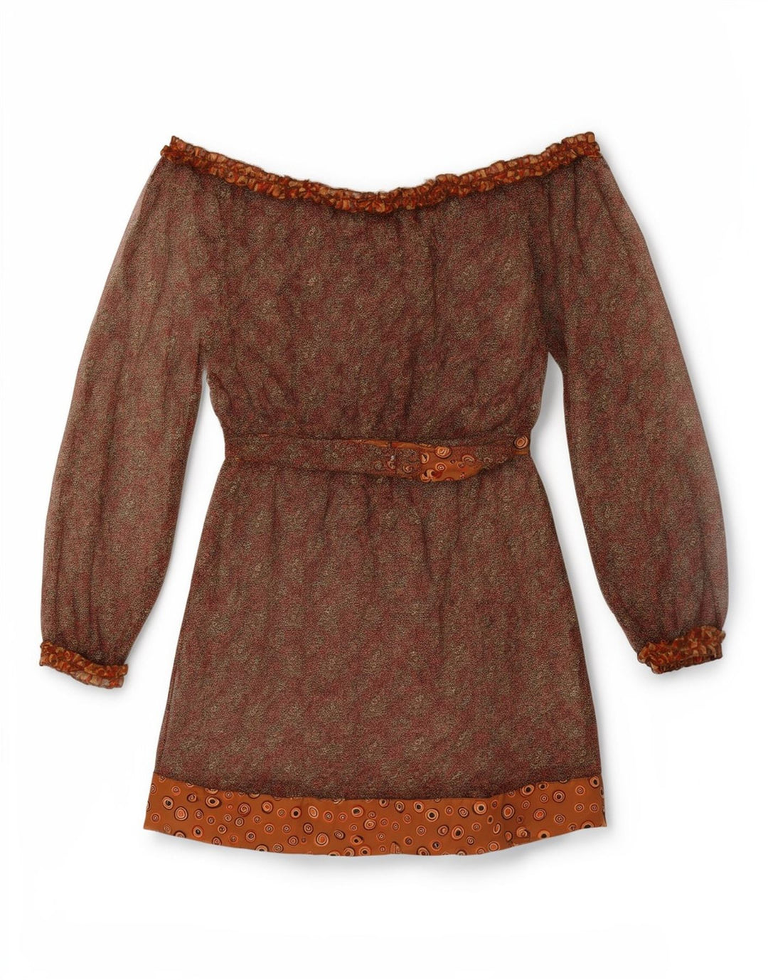 Abito da donna con spalle scoperte Liu Jo UK 14 Bohemien marrone medio