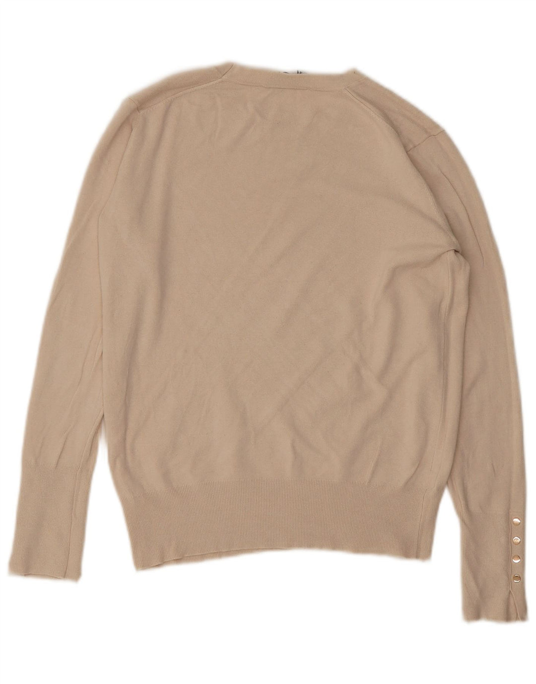 Maglione maglione girocollo da donna Zara UK 12 Beige medio
