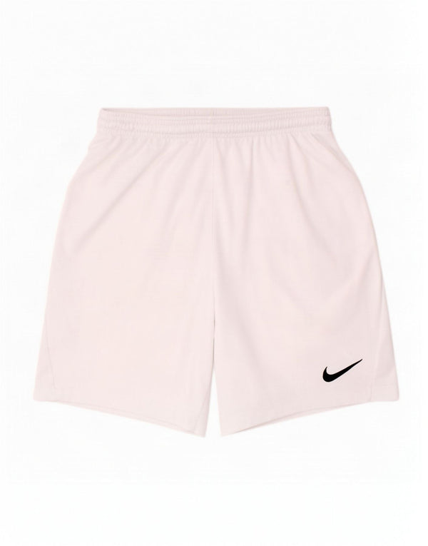 Pantaloncini sportivi Nike da bambino Dri Fit 12-13 anni Large bianchi