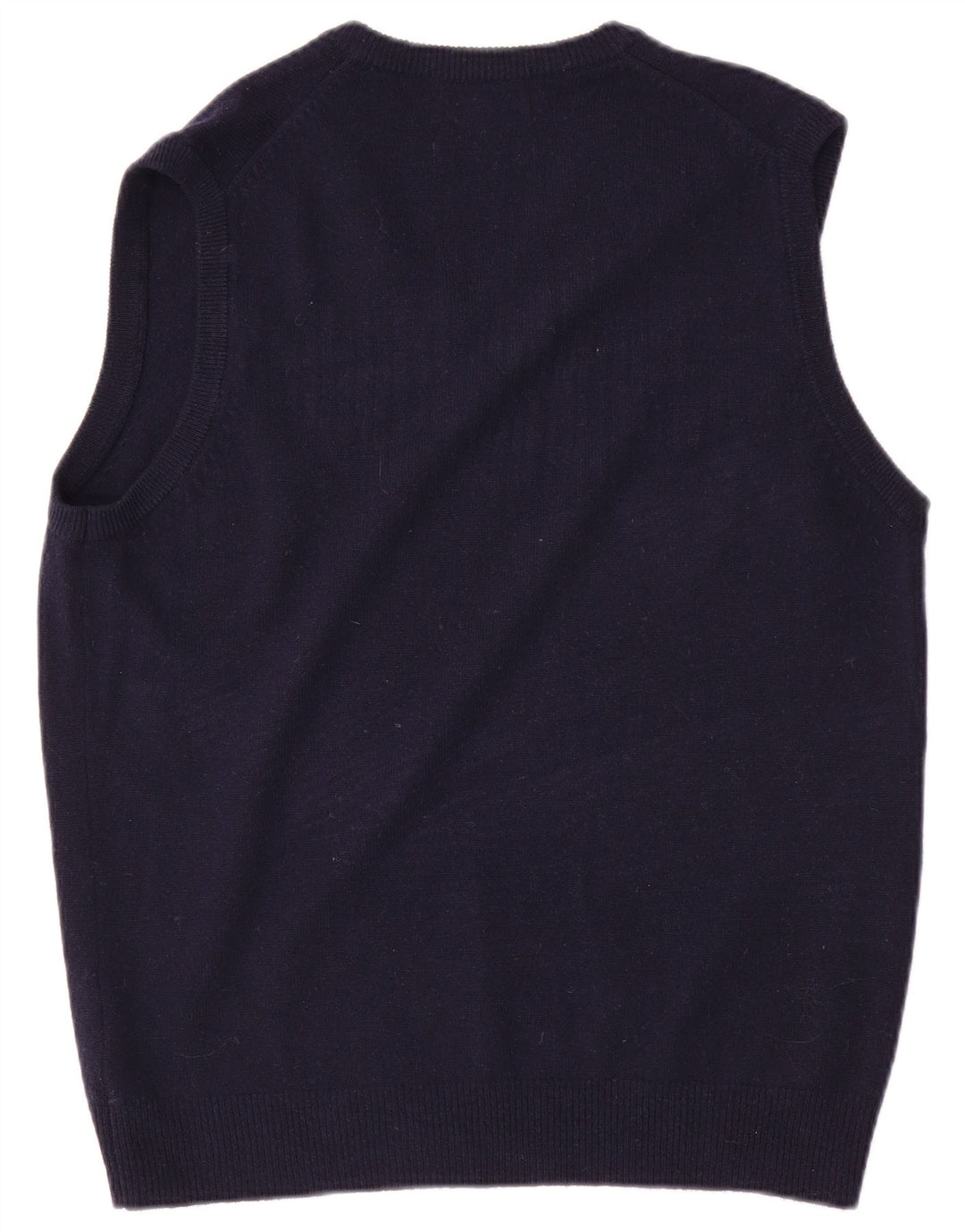 Canotta da uomo Marks & Spencer vestibilità regolare canotta media in lana blu navy