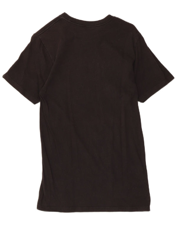 T-shirt grafica da uomo slim fit Vans piccola in cotone nero