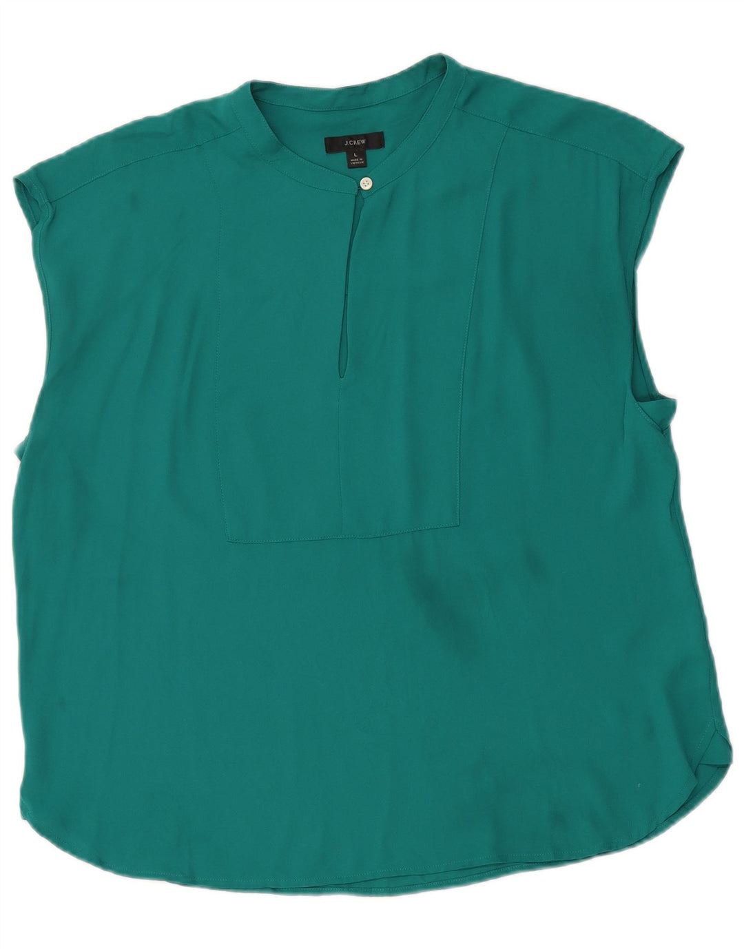 J. Crew Camicetta da donna Top UK 16 Large Verde Poliestere