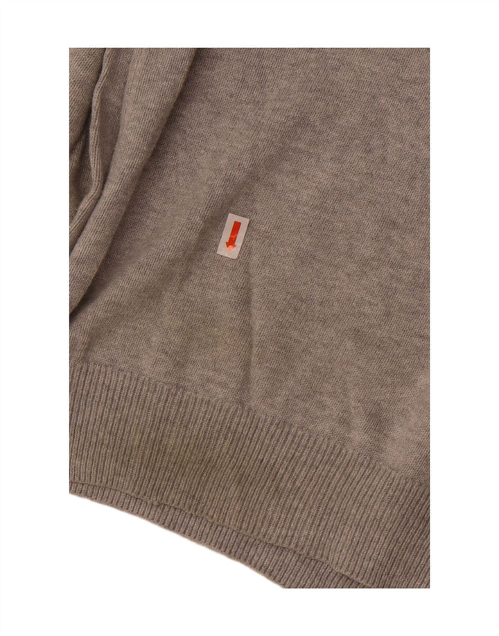 Maglione maglione con scollo a V da uomo Marks & Spencer 2XL cotone grigio