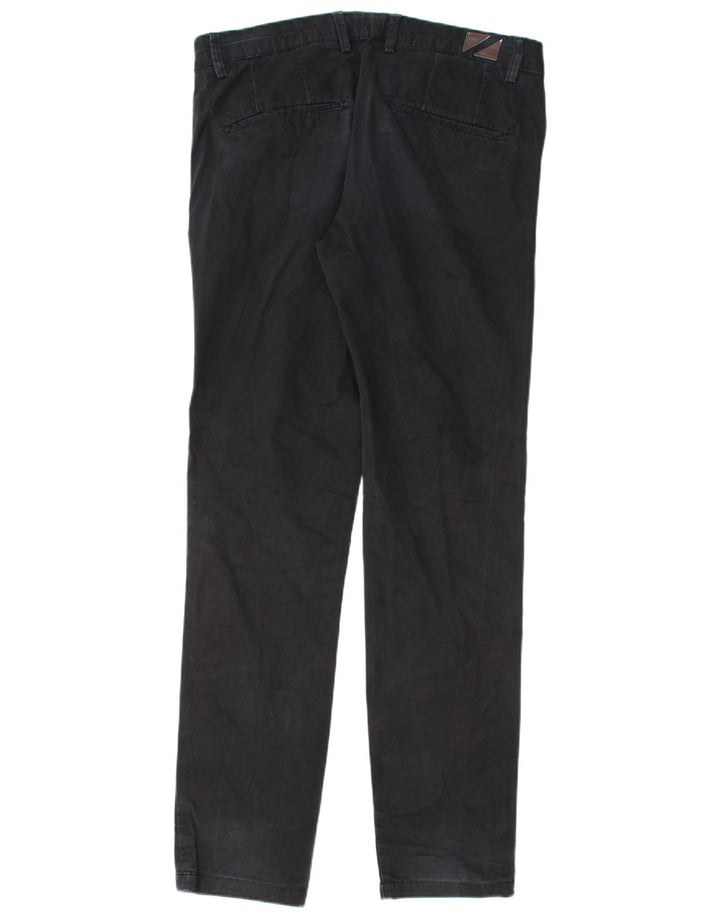 Pantaloni chino slim da uomo Zara EU 42 Large W32 L33 neri