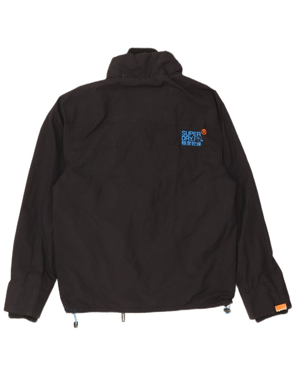 Giacca a vento da uomo Superdry Windcheater UK 42 XL nylon nero