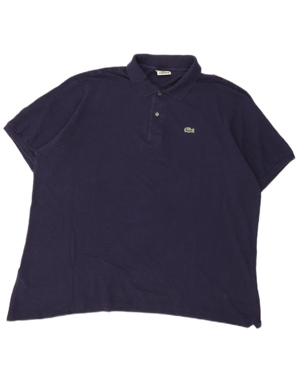 Polo da uomo Lacoste taglia 7 2XL cotone blu navy