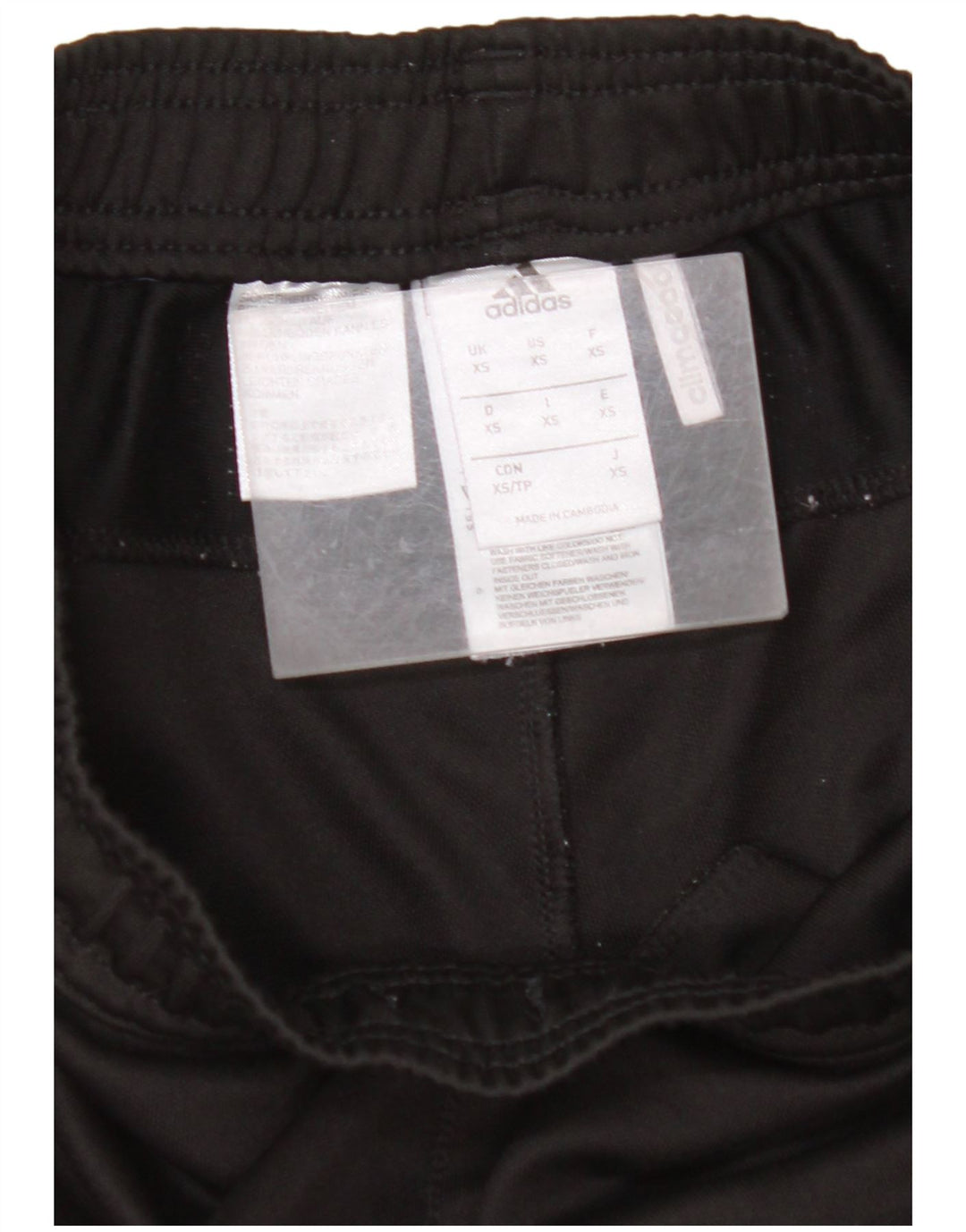 Pantaloni da tuta ADIDAS Climacool da uomo XS poliestere nero