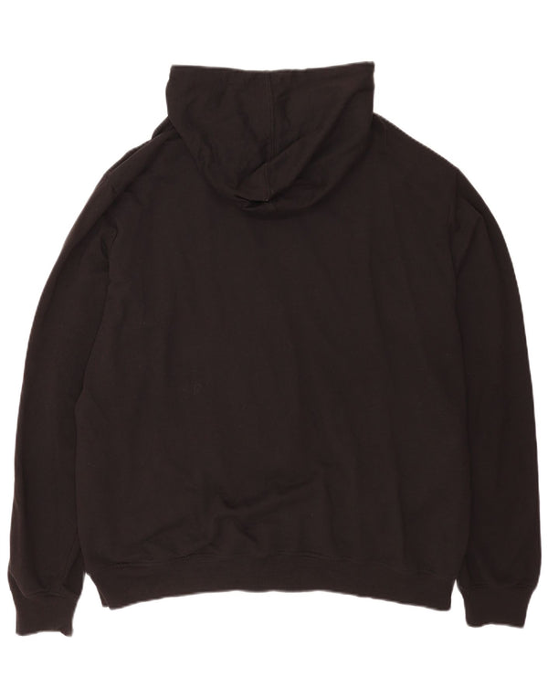 Maglione con cappuccio e zip da uomo Lotto 2XL in cotone nero