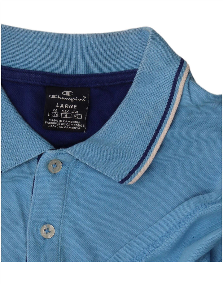 Polo da uomo Champion grande blu