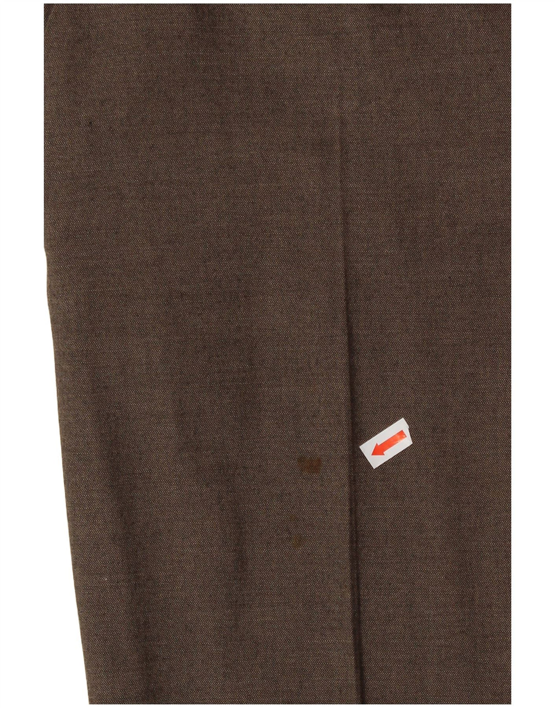 ZARA Womens Straight Chino Trousers EU 42 Large W32 L31 Brown Polyester