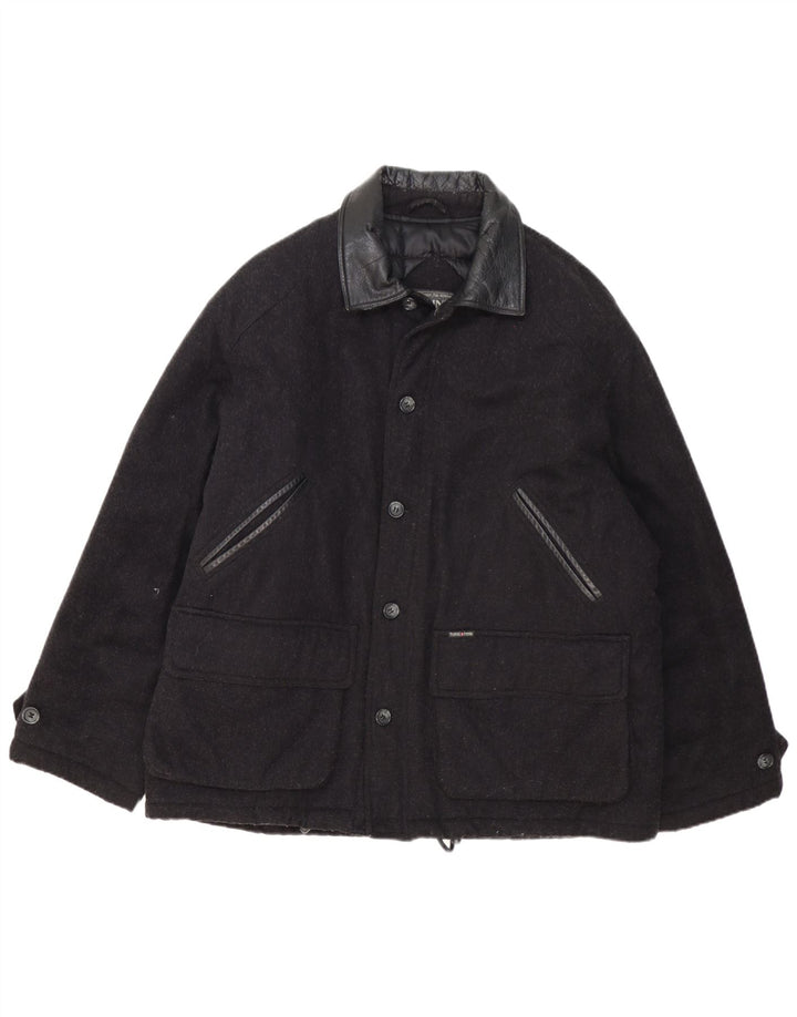 Giacca a vento da uomo Think Pink IT 54 2XL Lana nera