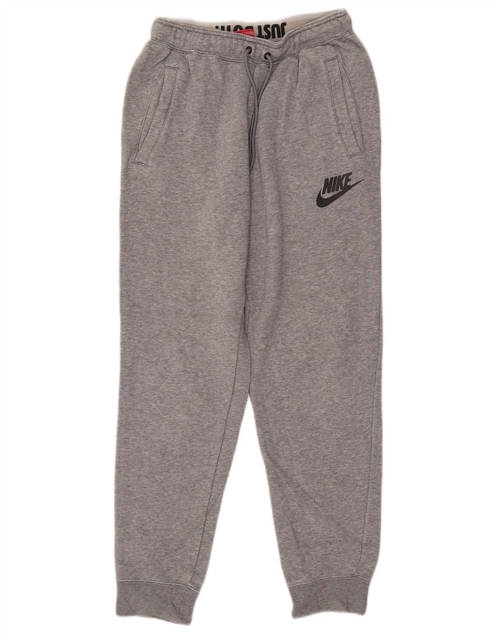 Pantaloni da tuta da uomo Nike Joggers piccoli in cotone grigio