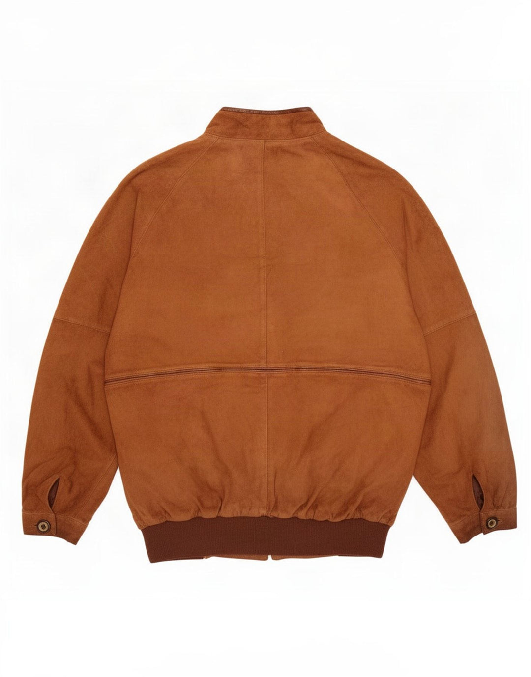 NINO Giacca bomber da uomo in pelle scamosciata UK 38 Pelle marrone medio