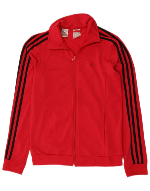 Giacca da tuta da donna Adidas UK 4/6 XS poliestere rosa