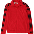 Giacca da tuta da donna Adidas UK 4/6 XS poliestere rosa