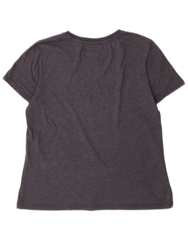 T-shirt grafica da donna Superdry Top UK 12 Grigio medio