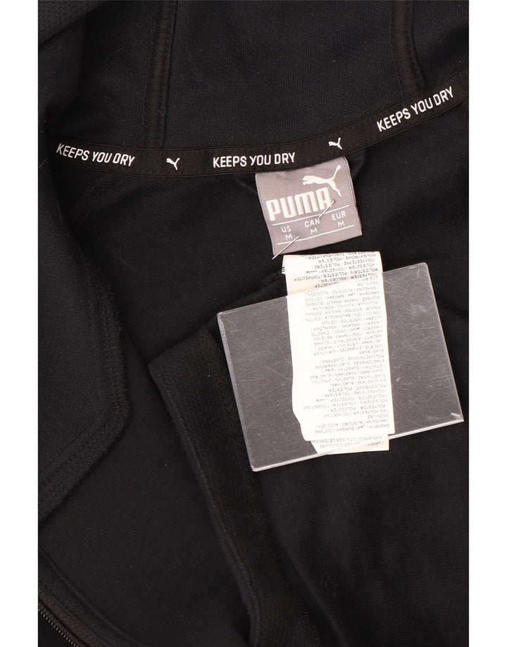 Felpa con cappuccio e zip da donna PUMA UK 14 cotone nero medio