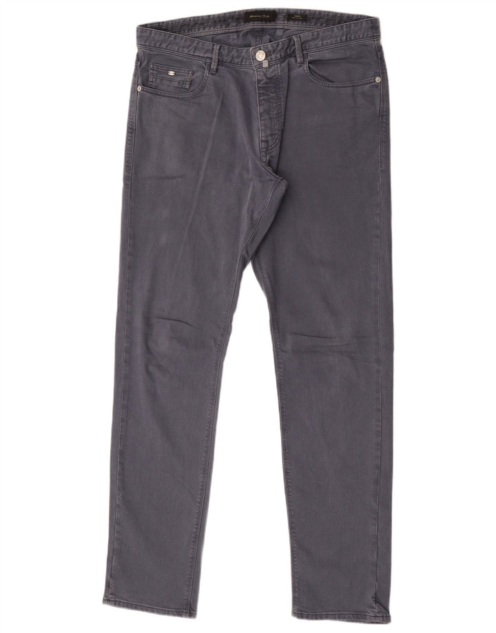 Jeans slim da uomo Massimo Dutti EU 44 Large W34 L32 Cotone grigio