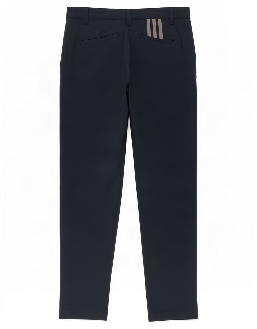 Pantaloni chino slim da uomo Adidas W36 L30 poliestere blu navy