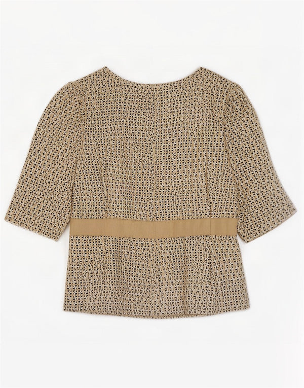 Giacca blazer da donna a maniche corte Armani Collezioni IT 42 Beige medio