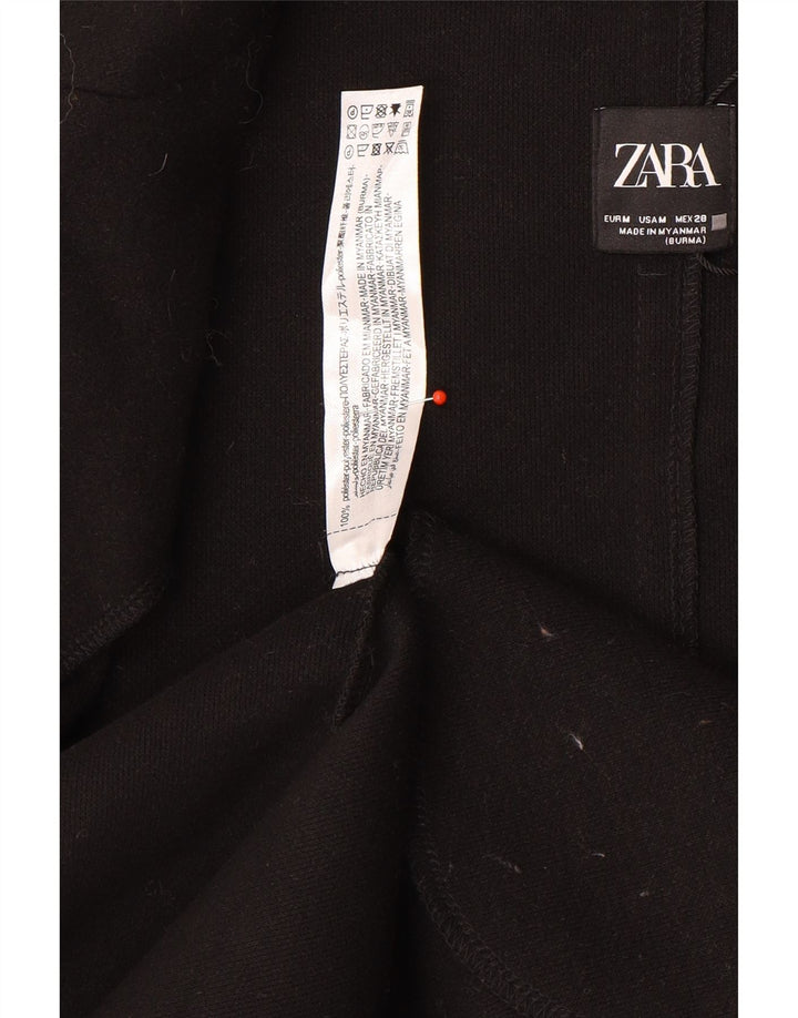 Soprabito aperto da donna ZARA UK 14 medio nero poliestere