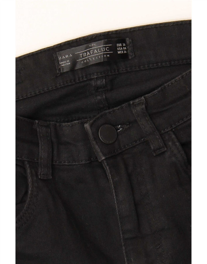 Jeans Bootcut da donna Zara EU 36 XS W26 L34 Nero
