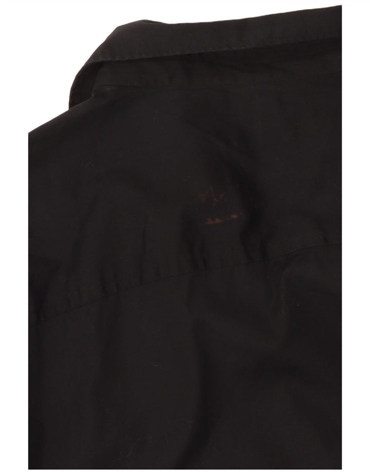 CALVIN KLEIN Camicia Uomo Cotone Media Nera