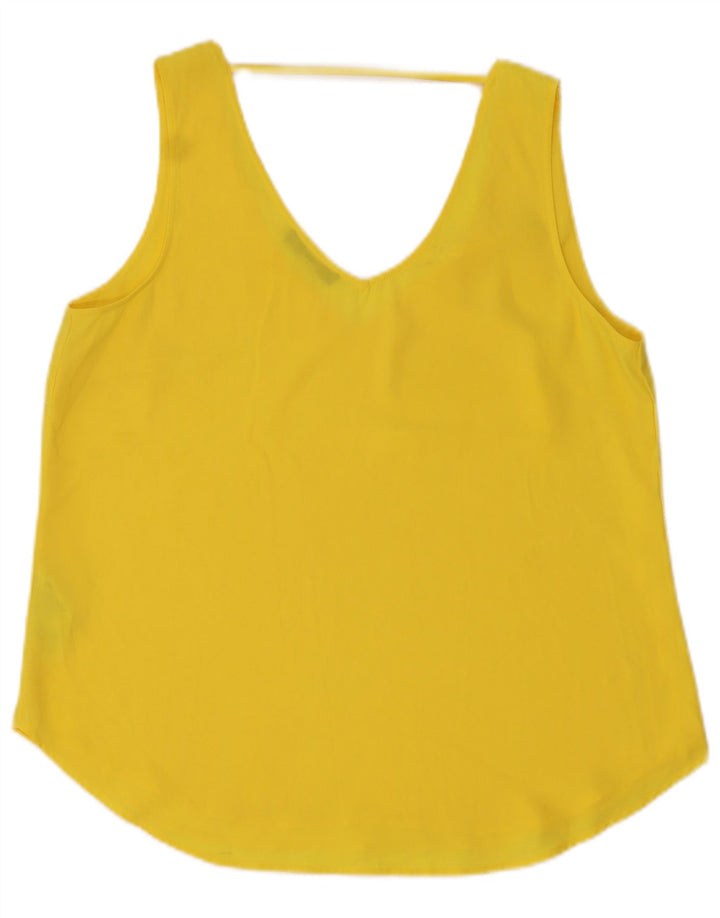 Camicetta senza maniche da donna Oasis UK 16 Large Giallo Poliestere