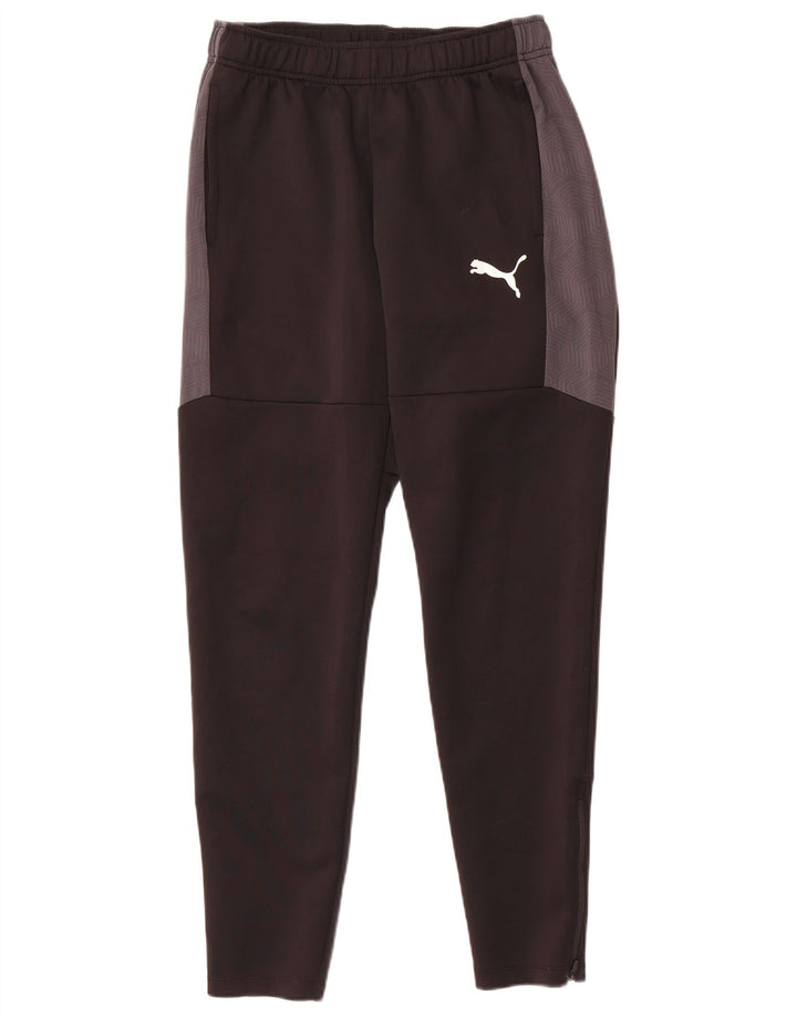 Pantaloni da tuta da uomo Puma Large in poliestere geometrico nero