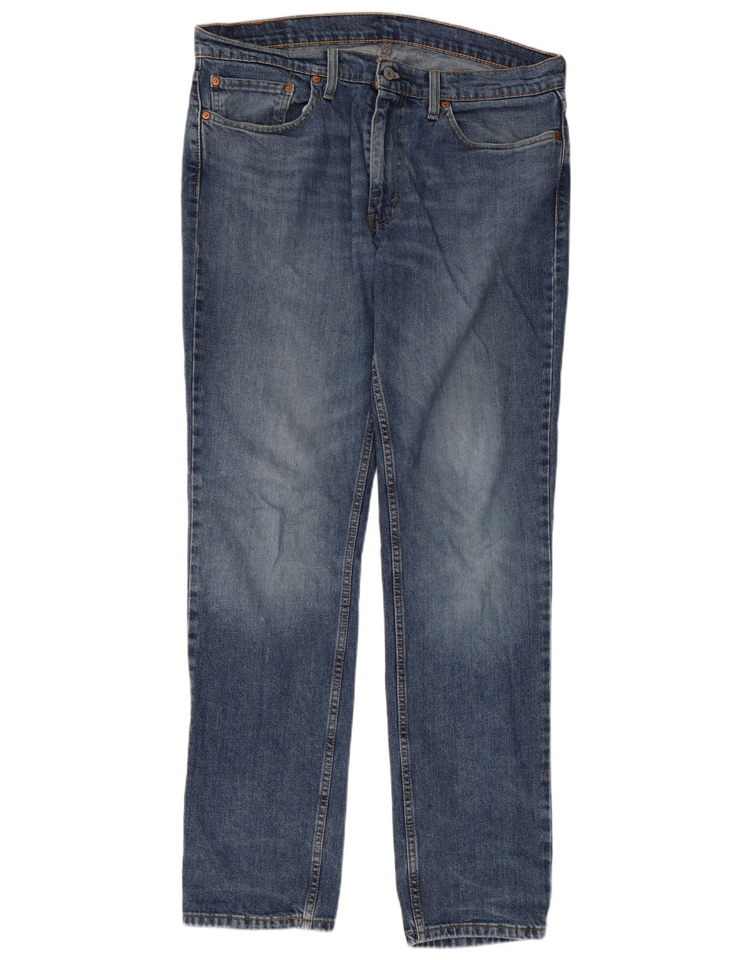 Jeans slim da uomo LEVI'S W36 L34 cotone blu
