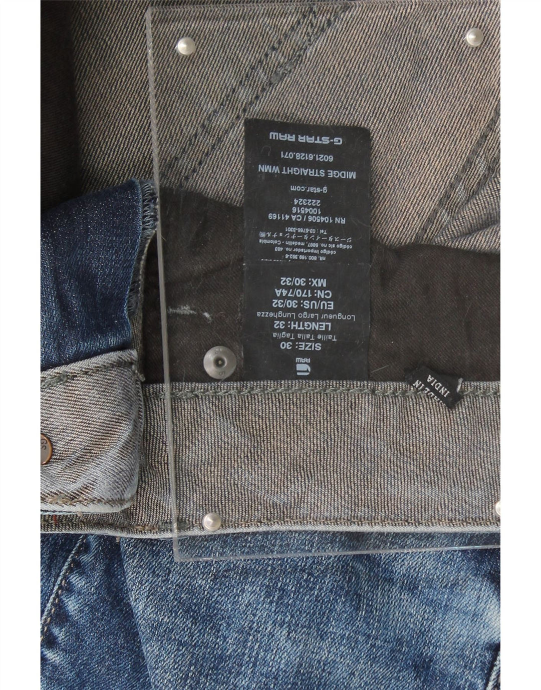 G-STAR Womens Straight Jeans W30 L32 Blue Cotton Vintage G-Star and Second-Hand G-Star from Messina Hembry 