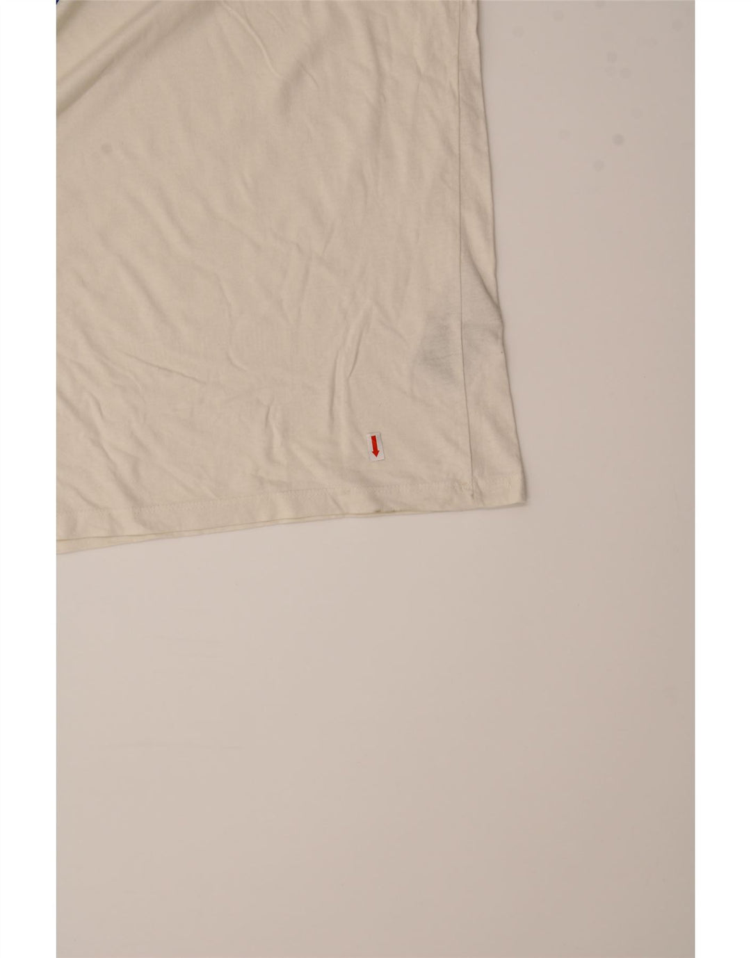 JACK & JONES Mens Graphic T-Shirt Top Medium Off White Cotton Vintage Jack & Jones and Second-Hand Jack & Jones from Messina Hembry 