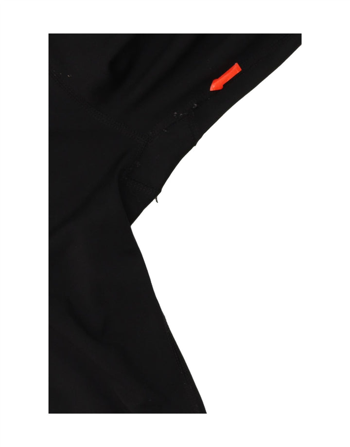 FILA Womens Classics Crop Leggings UK 16 Large Black Polyester Vintage Fila and Second-Hand Fila from Messina Hembry 