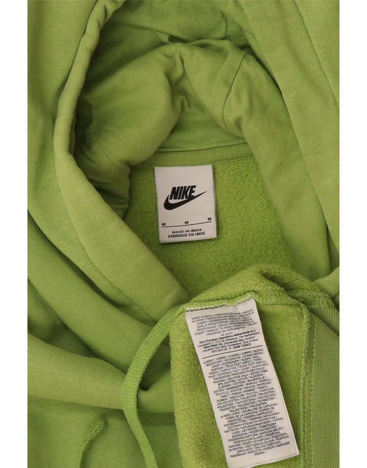 Felpa con cappuccio da uomo Nike in cotone verde medio