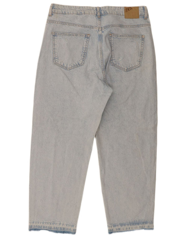 Jeans affusolati da donna Zara EU 42 Large W32 L27 Cotone blu