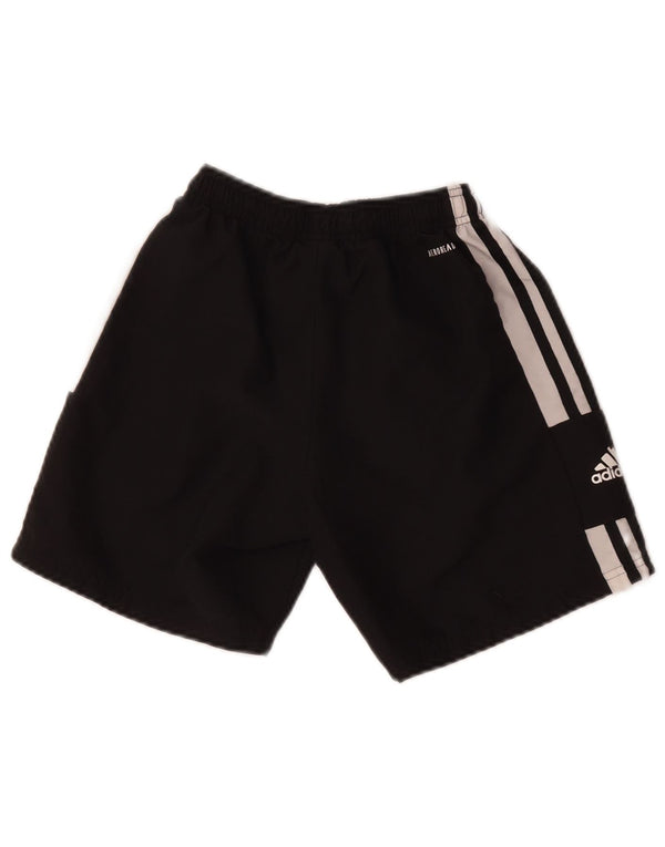 Pantaloncini sportivi Adidas Aeroready da ragazzo 11-12 anni in poliestere nero