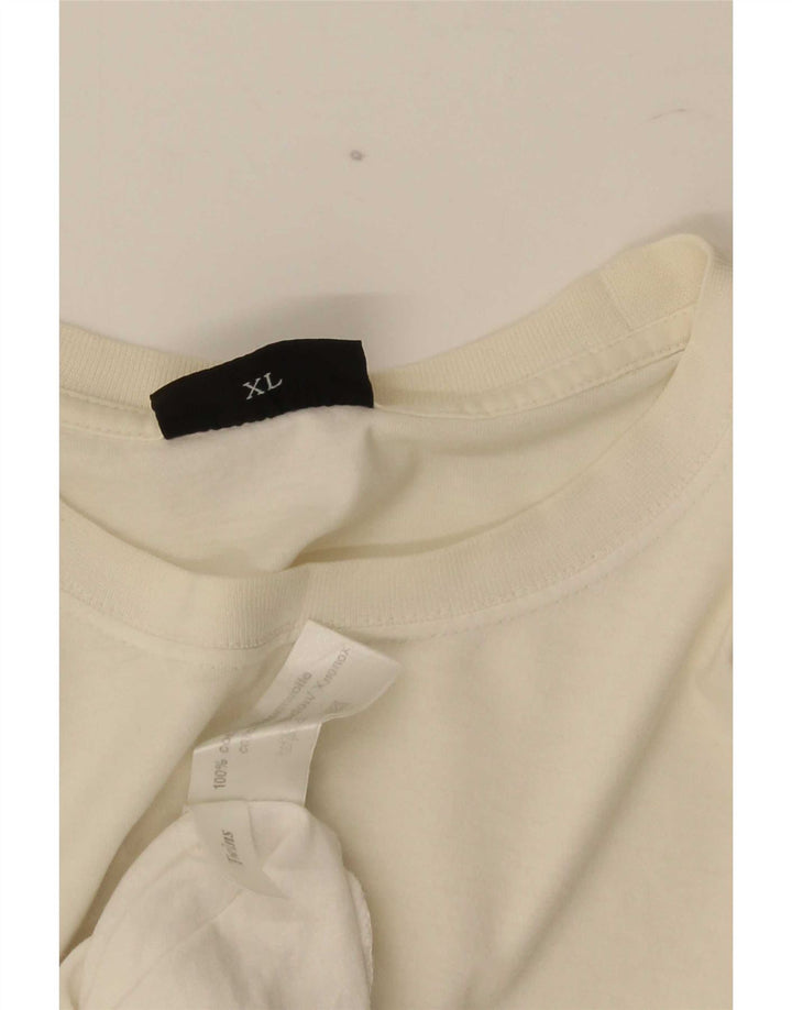 T-shirt da uomo Hugo Boss Top XL in cotone bianco